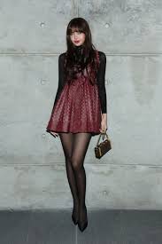 Lisa Takes Awards Season in a Layered and Leather Babydoll Dress