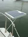 Solar charging system for boats