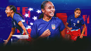 'Here for a reason' - Alyssa Thompson reintroduces herself to USWNT, as 
teen shows why she must be in Emma Hayes' plans