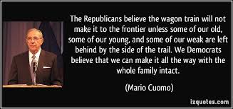 The Republicans believe the wagon train will not make it to the ... via Relatably.com