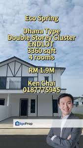 Eco Spring Dhana Cluster for Sale @RM1,900,000 By KEN CHAI