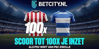 Kampioen PSV aast op 'voorsprong-record' tegen PEC Zwolle: pak tot 100x je inleg!