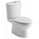 Vitreous china close-coupled WC with vertical outlet Close-coupled