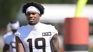 Cedric Tillman in Cleveland Browns uniform