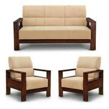 Image result for WOODEN SOFA SET