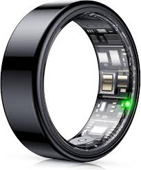 Amazon.com: NEWTRENDS Smart Ring, Heart Rate/Sleep/Blood Oxygen Monitoring, Step Count, Wearable Fitness Tracker, APP Bluetooth Connected, IP68 Waterproof, 7 Days Battery Life, Black (Size 10) : Electronics