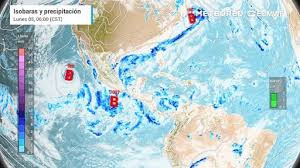 Entre el sábado 3 y domingo 4 de octubre: combo meteorológico seguirá generando lluvias intensas en México