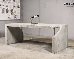 Image of Concrete desk