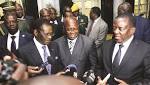 Nguema jets official visit