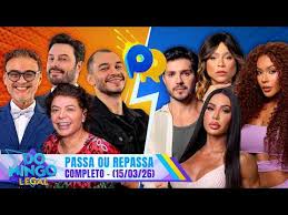 Veja a lista de convidados do "Passa ou Repassa" deste domingo (22/03/2026)