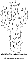 Résultat de recherche d'images pour "cactus coloring pages"