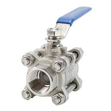 3 Piece Stainless Steel Ball Valve, 1/2 Inch | ATO.com