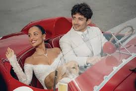 Inside Charles Leclerc’s private Monaco wedding as couple release first images