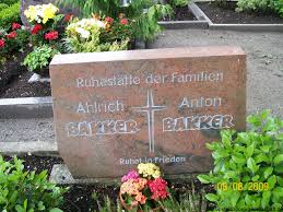 Grab von Anton Bakker (-), Friedhof Marcardsmoor
