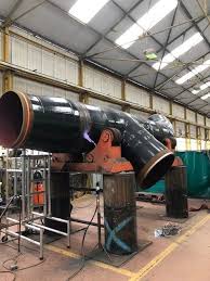 Large bore pipework fabrications require significant space ...