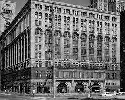 Image of Louis Sullivan Auditorium Building Chicago Illinois USA