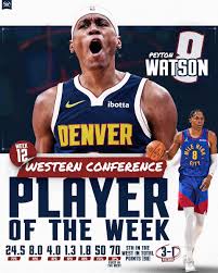 It's elementary: The Nuggets miss Peyton Watson badly