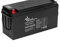 Изображение: Литийферумный аккумулятор Weekender 100Ah 24V LiFePO4 с дисплеем