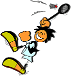 Resultado de imagen de badminton dibujo