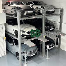Pit Stacker 2 Car Lift Hydraulic Scissor Underground Parking ...