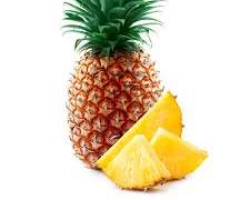 whole pineapple fruit, AI generated