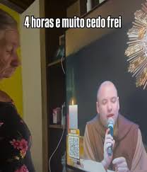 Idosa cearense pede que Frei Gilson mude horário do terço: “4h é muito cedo”