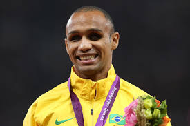 Gold medalist Felipe Gomes of Brazil poses on the podium during the medal ceremony for the Men&#39;s 200m - T11 Final on day 6 ... - Felipe%2BGomes%2B2012%2BLondon%2BParalympics%2BDay%2B6%2BZAGhiXKBScHl