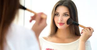 Image result for images of girl who is apply total makeup on her face