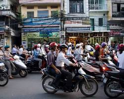 Gambar Motorbike transportation in Southeast Asia