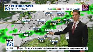 Showers Saturday night, very cold Sunday through Monday night