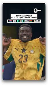 After VAR review, the goal is GIVEN 🇬🇭 Ghana levels the game against Croatia!