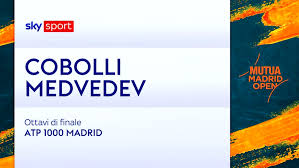 Cobolli-Medvedev: highlights Atp Madrid. VIDEO