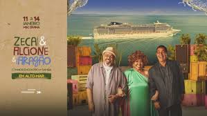 Zeca Pagodinho & Alcione & Jorge Aragão celebram turnê com o Navio "O Maior Encontro do Samba em Alto-Mar"