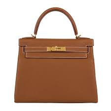 Hermès 28cm Kelly Retourne Gold Togo Leather Gold Hardware exclusive – Privé Porter