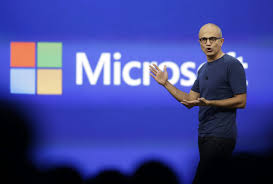 Risultati immagini per nadella microsoft