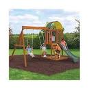 Sturdy Outdoor Playset with Swings - m