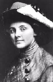 Anna Louise Strong. (1885-1970). prim lady with piercing eyes, strong features and big hat. Biography. Works: 1919: No One Knows Where - strong-anna-louise