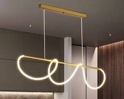 صورة Modern chandelier with geometric shapes from Safa Lighting