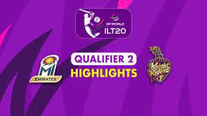 Clash of Titans: MI Emirates vs Abu Dhabi Knight Riders in ILT20 2025-26 Qualifier 2 Showdown