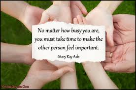 No matter how busy you are, you must take time to make the other ... via Relatably.com