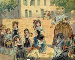 Image of Napoleon scolding general illustration