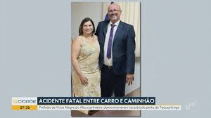 Prefeito e primeira-dama morrem em acidente na região de Taquaritinga, SP