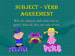 Image result for subject verb agreement