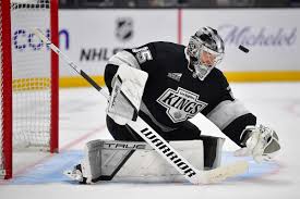 Darcy Kuemper Exits Late In First Period After Crease Collision