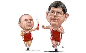 Resultado de imagem para MANTEGA DEMITIDO charges