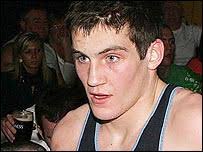 Shane McGuigan won the Ulster welterweight championship - _44596328_shane_mcguigan_203