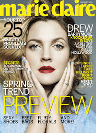 DREW BARRYMORE in Marie Claire Magazine, February 2014 Issue - drew-barrymore-in-marie-claire-magazine-february-2014-issue_1
