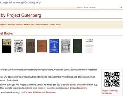 Imagem de Project Gutenberg ebook creation tool