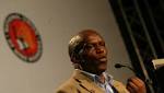Union members storm agriculture minister's