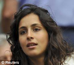 &#39;You shouldn&#39;t have!&#39;: Maria Francisca Perello, who was given a £50 voucher by her multi-millionaire beau Rafa Nadal - article-1292257-0A5207A5000005DC-644_239x210